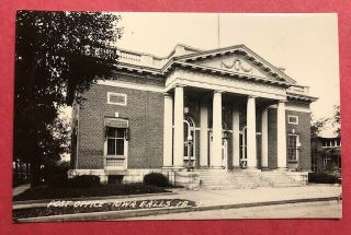 Vintage Rppc - Iowa Falls,  Iowa Us Post Office Building