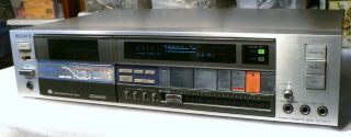 Vintage Sony Tc - Fx77 Stereo Cassette Deck Tapecorder Laser Amorphous Head Japan