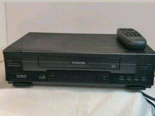 Toshiba W - 512 Vcr Hifi Stereo Player Recorder Vhs With Remote