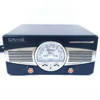 Vintage Craig Turntable Am/fm Stereo Radio System Classic Phono Radio