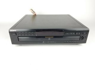 Sony Cdp - C260z 5 Disc Player Tray Analog Cd Cd - R -