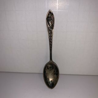 Vintage Sterling Silver Nebraska Souvenir Spoon