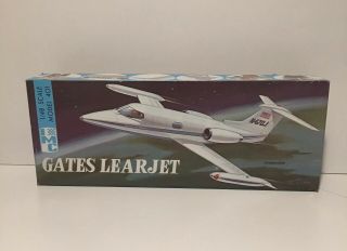 Imc Gates Lear Jet Model Plane 1:48 Scale Model 401 Hawk Model Co Open Box