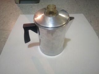 Vintage Mirro 5 Cup Aluminum Percolater,  Great For Camp Or Mantle,  Manitowoc,  Wi
