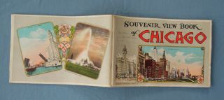Chicago,  Il,  Souvenir View Book,  C 1920s By Gerson Bros,  Filled With Photos,  Softcov