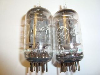 One Early Version 12ax7 Tubes,  By G.  E. ,  Good Ratings