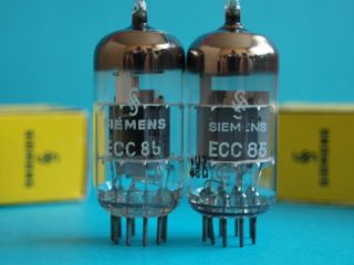 Siemens Ecc85 Nos Valve/tube Munchen Germany (siemens & Halske) 2psc