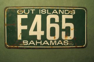 Bahamas - Out Islands - Freeport - Grand Bahama - License Plate