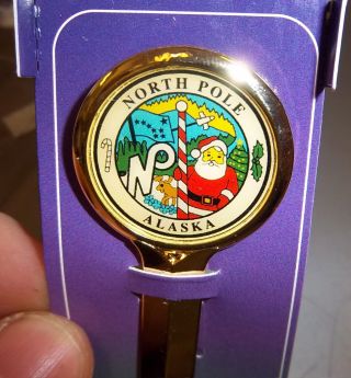 North Pole Alaska Letter Opener With Santa Claus And The North Pole,  Unique