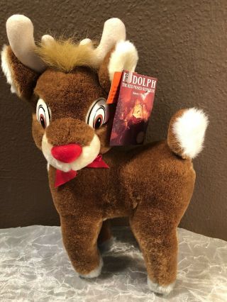 Vintage Applause Plush Rudolph The Red Nosed Reindeer Robert L.  May