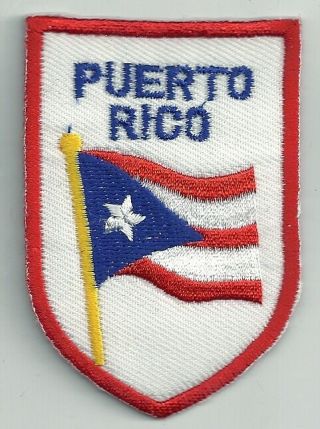 Puerto Rico Souvenir Travel Patch