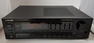 Pioneer Sx - 2800 Stereo Receiver 5 Band Graphic Equalizer Black