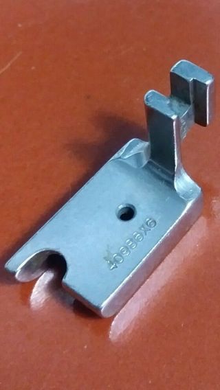 Vintage Sewing Machine Foot 40986x6 Japan Single Welting Piping Cord Cording