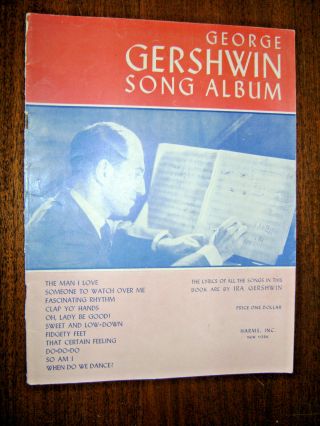 Vintage Sheet Music 1938 - George Gershwin Song Album - 11 Songs - Piano - Vocal - Uke