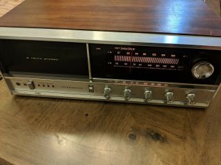 Vintage Panasonic 8 - Track Stereo Receiver Player Re - 7070 (no Speakers)