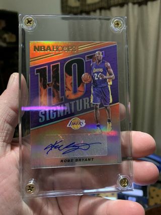 2017 - 18 Nba Hoops Hot Signatures Kobe Bryant Autograph Ships Same Day If Paid By