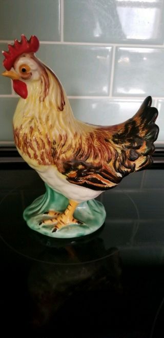 Vintage Lefton Ceramic Rooster Figurine