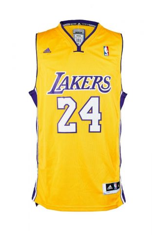 NBA LA Los Angeles Laker No.  24 Kobe Bryant Authentic Autographed Jersey, 2
