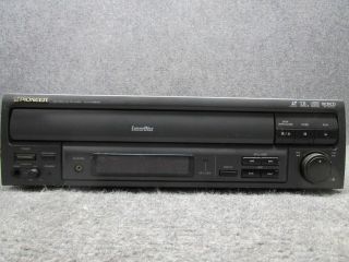 Pioneer Model Cld - V2600 Cd Cdv Laser Disc Player Deck Black