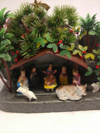 Vintage 1974 Mold Nativity Scene Jesus Wise Men 2