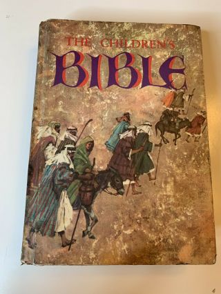 The Children’s Bible Vintage 1965 Golden Press Hardcover Illustrated Stories
