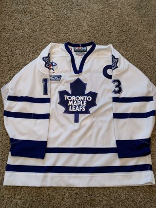 Toronto Maple Leafs Sundin Ccm Center Ice Authentic Jersey Size 56