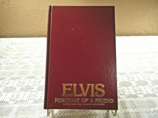 Vintage 1979 Elvis Portrait Of A Friend Hardcover Book