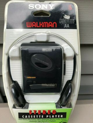 Nip Sony Walkman Stereo Cassette Player Mega Bass Wm - Ex102
