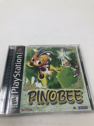 Pinobee Complete Shape Ps1 (sony Playstation 1,  2003) Vtg