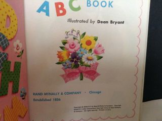 Vintage alphabet Book A B C - Rand McNally Tip Top Elf By Dean Bryant 1958 2