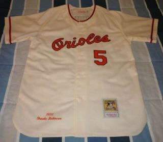 Authentic Mitchell And Ness 1970 Baltimore Orioles Brooks Robinson Home Jersey