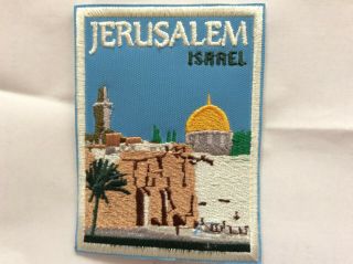 Patch Jerusalem Israel Judaism Islam Christianity Souvenir Palestine
