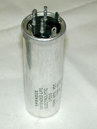 Sprague 40 MFD 450 VDC Western Electric Tube Amp Extended Life Capacitor [NOS] 2