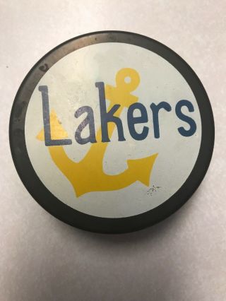 Lake Superior State University Lakers Hockey Puck