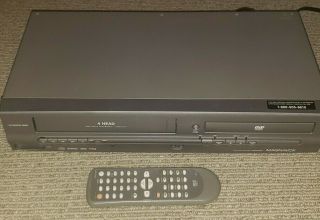 Magnavox Mwd2205 Vhs Vcr Dvd Player Recorder Combo W Remote &
