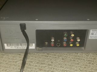 Magnavox MWD2205 VHS VCR DVD Player Recorder Combo w Remote & 2