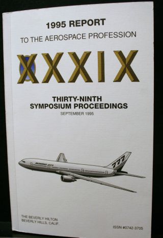 Setp,  The Society Of Experimental Test Pilots,  Symposium,  Xxxix 1995,  Aerospace