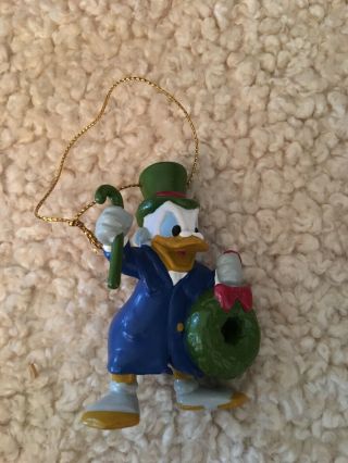 Avon Vtg 1992 Disney ' s Christmas Carol Scrooge McDuck Christmas Ornament 2