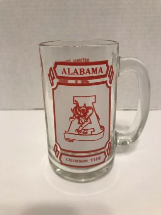Collectible Vintage Alabama Crimson Tide 1978 - 1979 National Champs Beer Mug