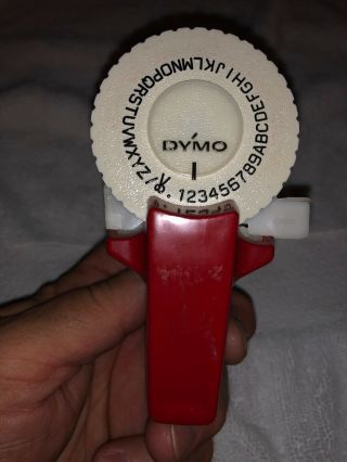 Vintage Dymo Mini Hand Held Label Maker