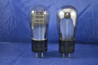 (1) Strong Testing Match Rca 71a/371a Audio Vacuum Tubes