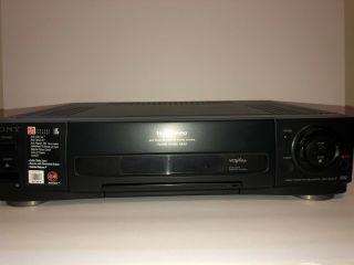 Sony Hi - Fi Stereo Vhs Vcr - Slv - 940hf - / Great No Cords Vcr Only