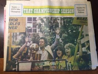 1979 Seattle Sonics Championship Edition Of Seattle P - I 24pages