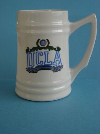 Vintage Ceramic Ucla Beer Stein Tall Mug Tankard