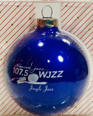Smooth Jazz 107.  5 Wjzz Jingle Jazz Christmas Holiday Ornament Atlanta Georgia