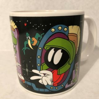 Marvin The Martian Coffee Mug 1995 Vintage Decal Applause Looney Tunes Vtg