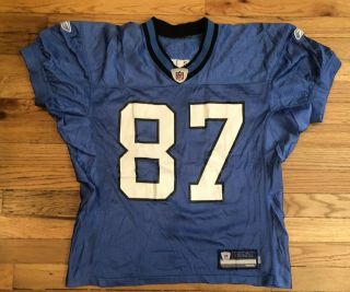 Detroit Lions Mike Furrey Team Issued Game Reebok Football Jersey Men’s 48