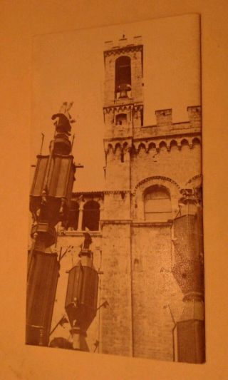 Vintage GUBBIO Perugia/ Italy Illustrated Brochure/Booklet Tourist Souvenir 2