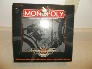 Parker Brothers Monopoly Harley Davidson 95th Anniversary Limited Edition 1047