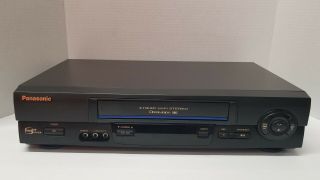 Panasonic Pv - V4601 4 Head Hi - Fi Stereo Omnivision Vcr Recorder Vhs Player